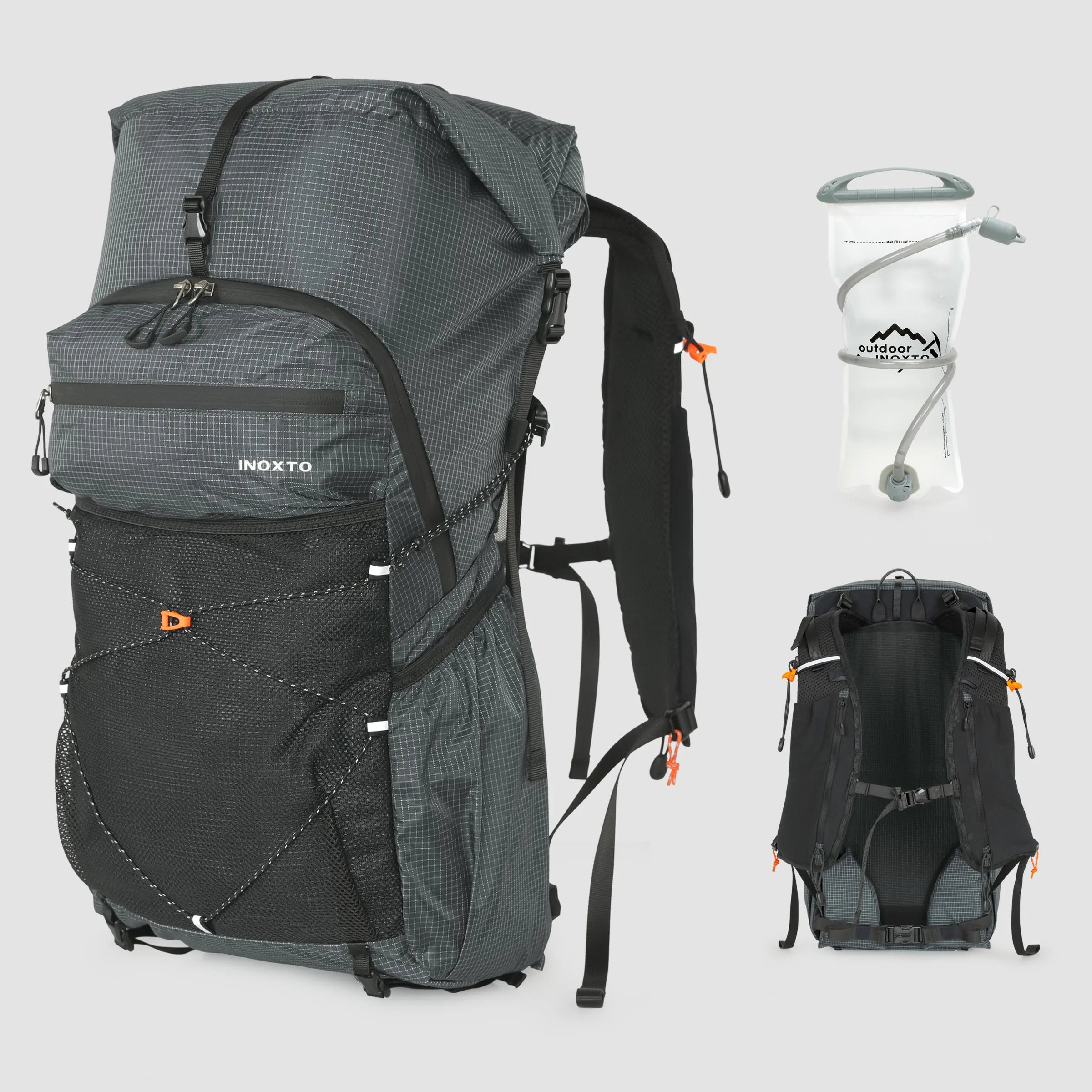 Hiking Backpack for Men and Women, 30L Waterproof Camping Backpack with Rain Cover, Lightweight Outdoor Sport Travel Daypack Ruc
