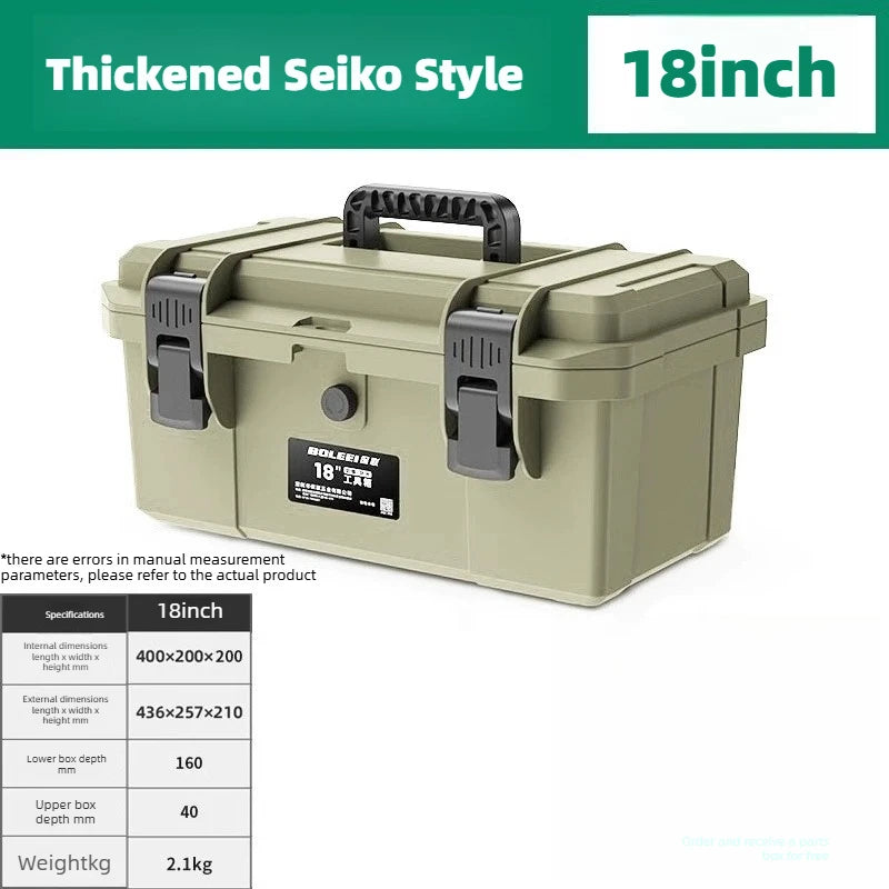 BAOLIAN Portable Plastic Tool Box Waterproof Professional MF Electrician Storage Protective Shockproof Suitcase Tool Box