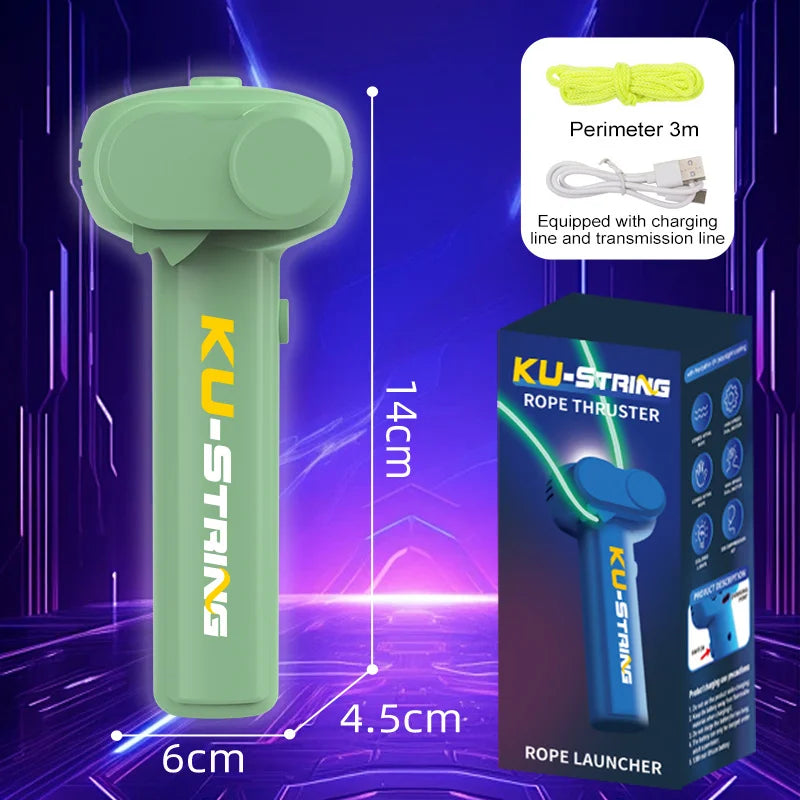 Glow-in-the-Dark Fun Electric Rope Thruster Children's Outdoor New Exotic Decompression Toys Creative Toys for Cats and Pets