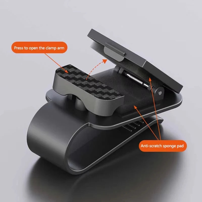 Car Sun Visor Sunglasses Clip Multifunctional Glasses Ticket Card Holder Stable Storage Practical Car Interior Accessories