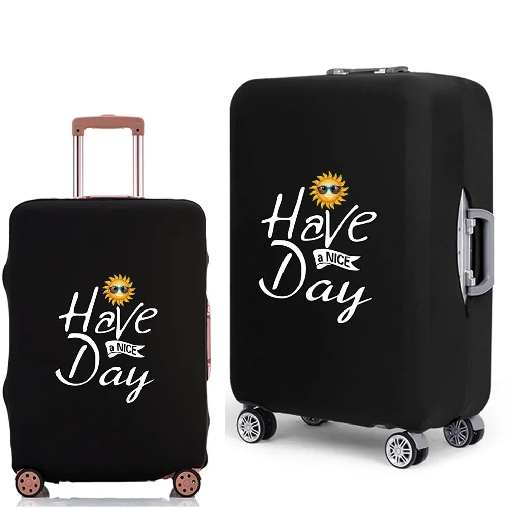 Thicker Travel Luggage Protective Cover Print Portable Suitcase Cover Elastic Dust Cases for 18-28 Inch Travel Accessories