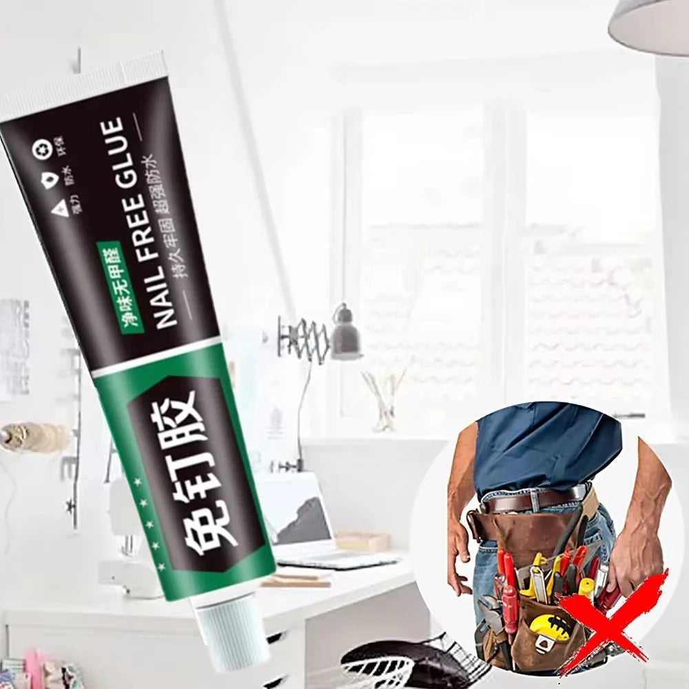 All-purpose Sealant Glue Quick Drying Ultra-Strong Fix Sealer Nail-free Adhesive Glass Tile Metal Ceramic Universal Bonding