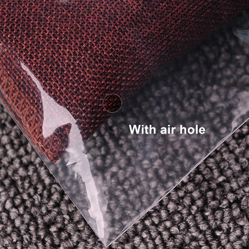 StoBag 10/5pcs Transparent Clothes Packaging Zipper Bags Plastic Clear Reusable Sealed Shirt Storage Organizer Reusable Pouches