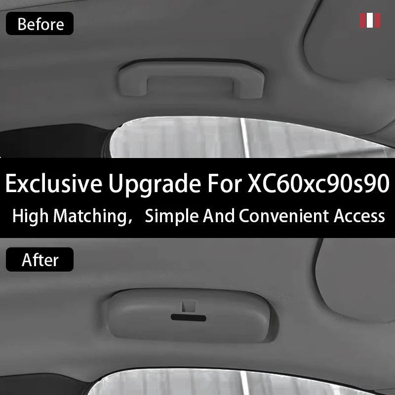 XC60 S90 XC90 XC40 S60 V60 V90CC Car Trim Sunglasses Storage Box Case - Replacement Parts & Accessories Glasses Holder