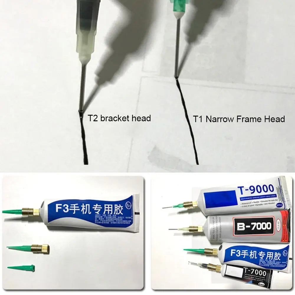 Q9 Glue Dispensing Nozzle Adapter for B7000/T7000/T8000 Glue Outlet Adjustable Size Dispensing Head