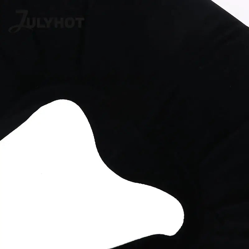 Outdoor Travel U-Shape Inflatable Pillow Airplane Soft Neck Pillows Health Sleep Head Cushion Ring Pillow Folding Cushion