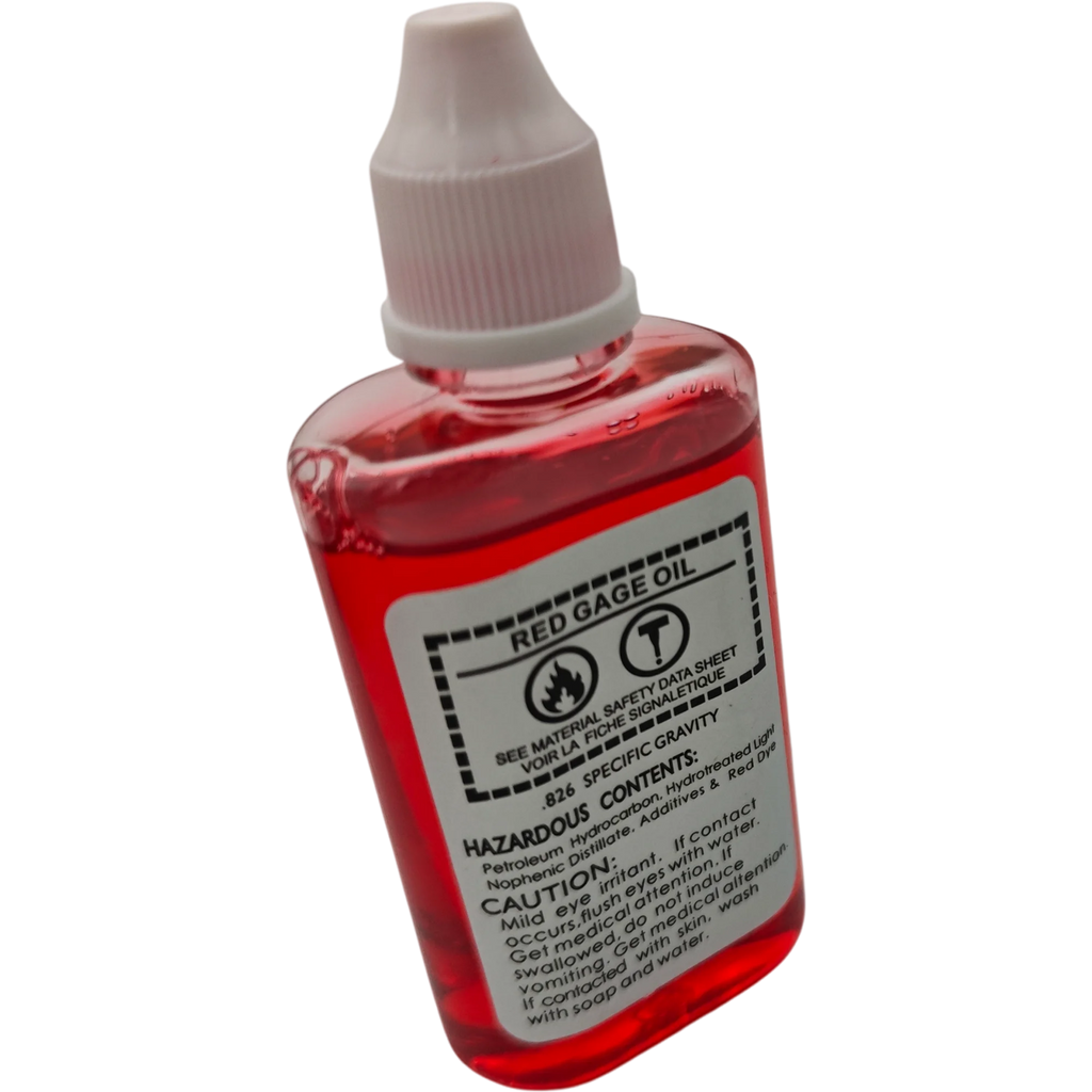 1 Peice Red Oil used for Differential Pressure Measuring Instruments Gauge Meter A1-700PA
