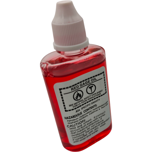 1 Peice Red Oil used for Differential Pressure Measuring Instruments Gauge Meter A1-700PA