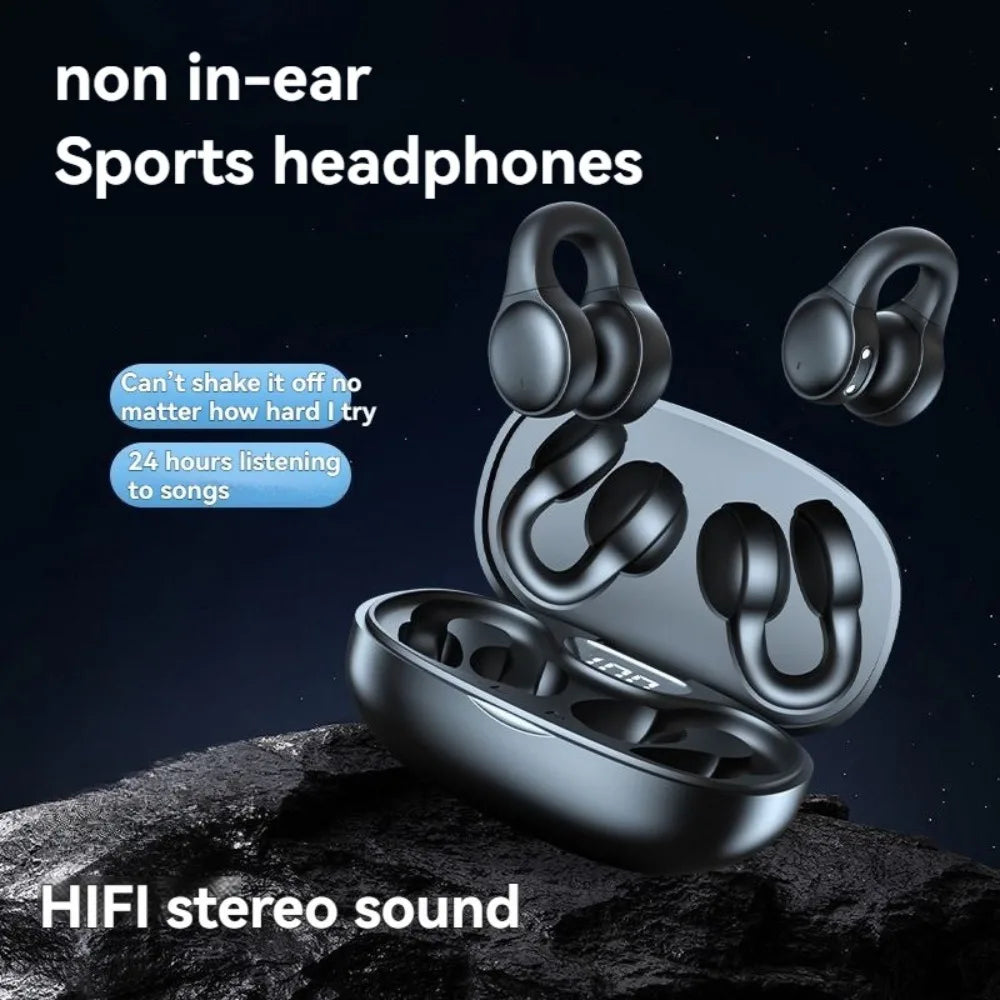 X58 Wireless Earphones Noise Reduction Bluetooth LED Display in-Ear Earbuds Touch Control Headset with Mic
