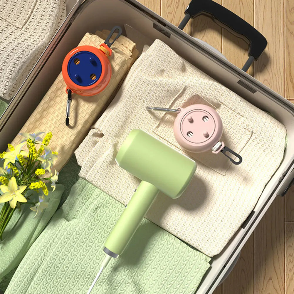 Portable Retractable Clothesline 10m Camping Clothesline Heavy Duty Clothes Drying Rope Lightweight for Outdoor Camping Travel