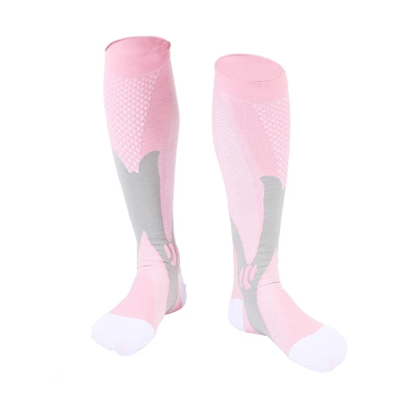 Compression Socks Travelers Socks Football Soccer Thigh Long Tube Unisex Outdoor Sports Nurses Stockings For Men Women