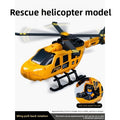 1pcs- Child Diy Helicopter Blocks Buiding Model Rotating Propeller Fighter Simulating Rescue Aircraft Boy Birthday Gift