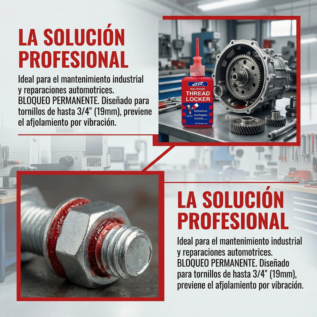 Super Threadlocker 243-271 – Anaerobic adhesive for anti-loosening and securing of metal screws (10/50g)
