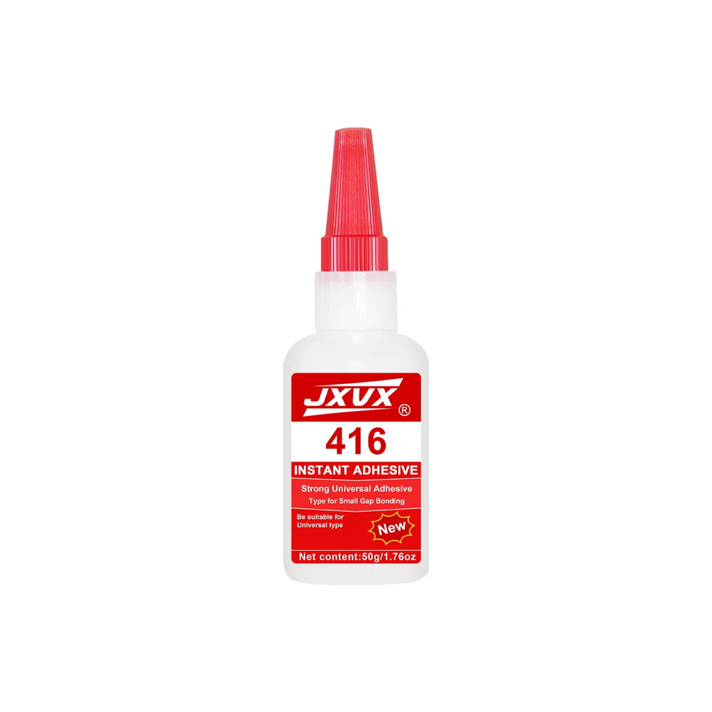 50g Original Super Fast Glue, New Model 416, Fast Drying Adhesive, Universal Super Glue, Oily Soldering Glue Ideal for Quick Repairs on Various Materials