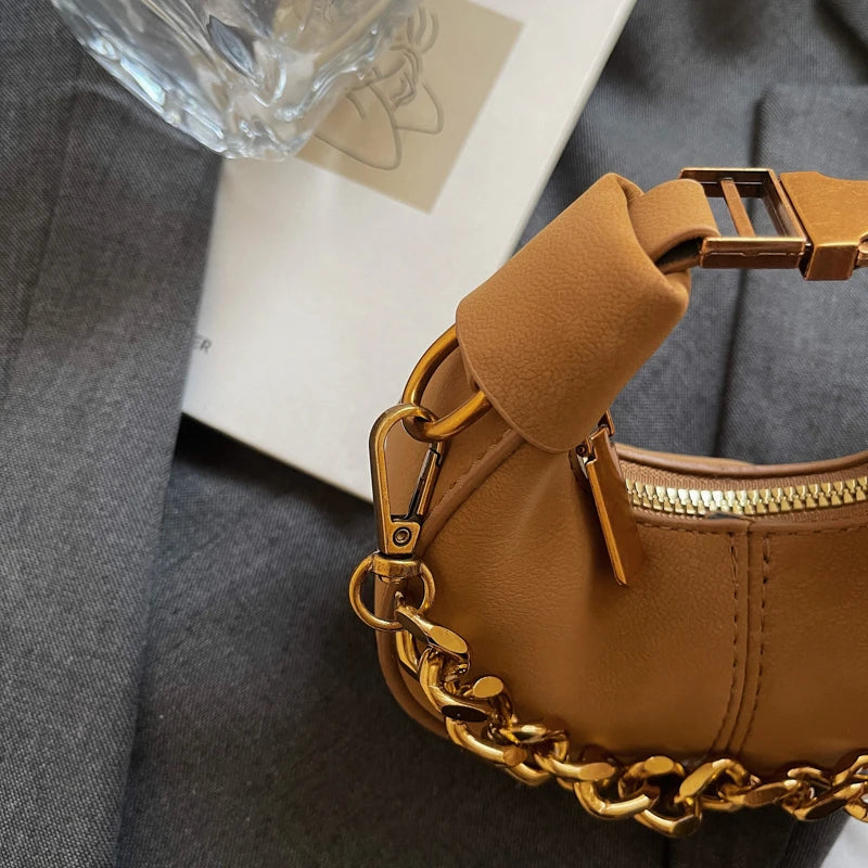 Vsper Exquisite Round Mini Top-handle Bags With Golden Chain Luxury Designer Handbags Small Shoulder Cross Body Coin Purses 2026