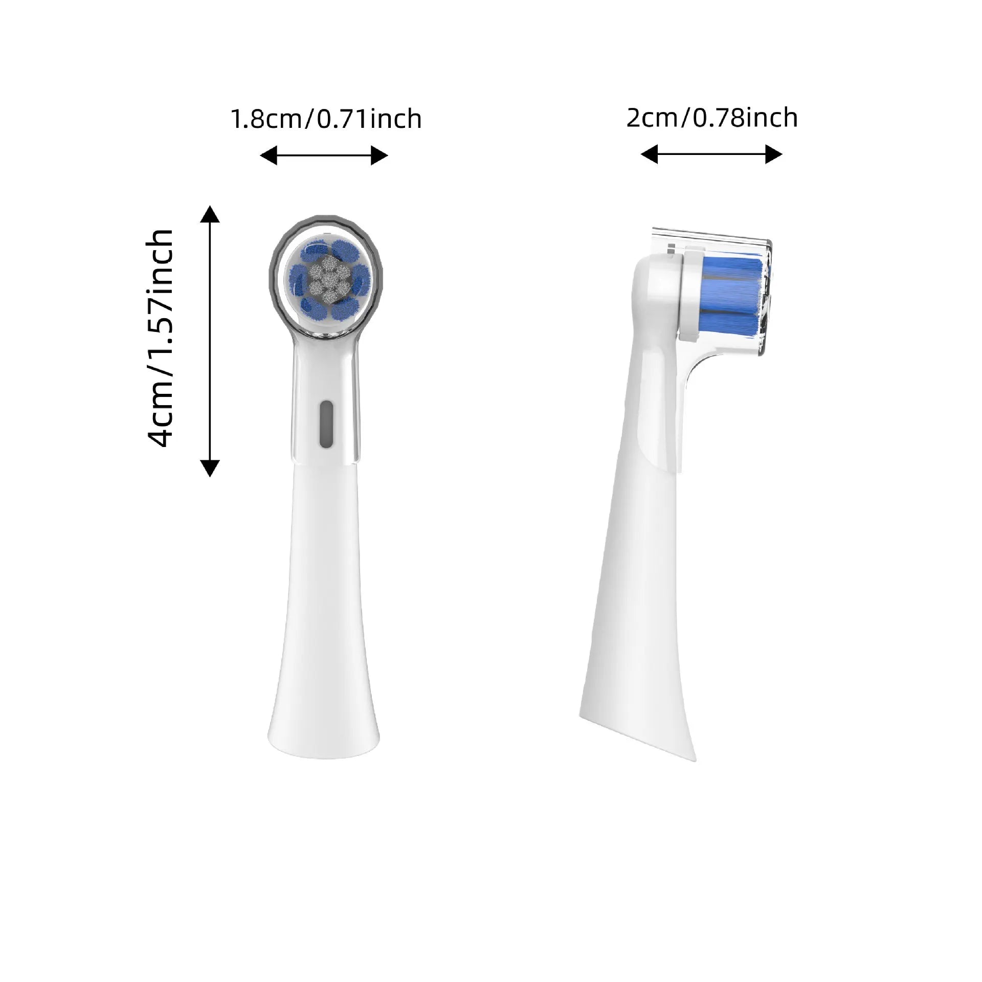 Toothbrush Dustproof Covers Caps Compatible with Braun Oral B Replacement Heads & IO Series Electric Toothbrush Head Protector