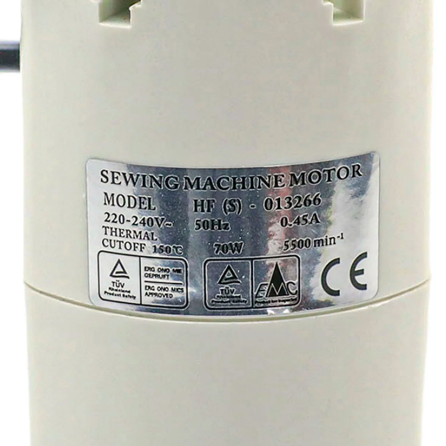 Motor For Home Sewing Machines 70W, 220V,  9-Teeth Pulley