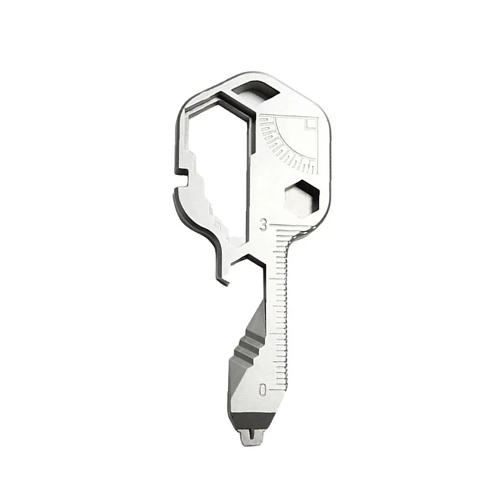 24 in 1 Multitool Key Stainless Steel EDC Key Ring with Screwdriver/Bottle Opener Portable Outdoor Camping Gadgets & Home Tools