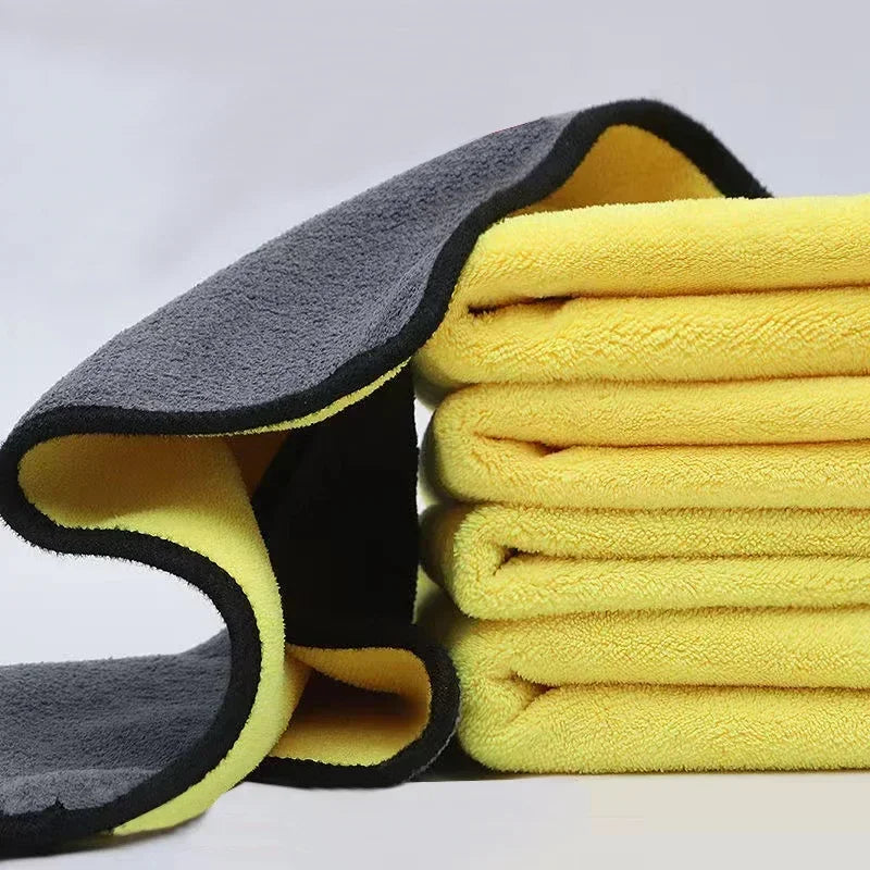 1/3/5Pcs Microfiber Towel Car Microfiber Wash Towel Microfiber Cleaning Cloth Car Wash Drying Towel Auto Detailing 30/40/60cm