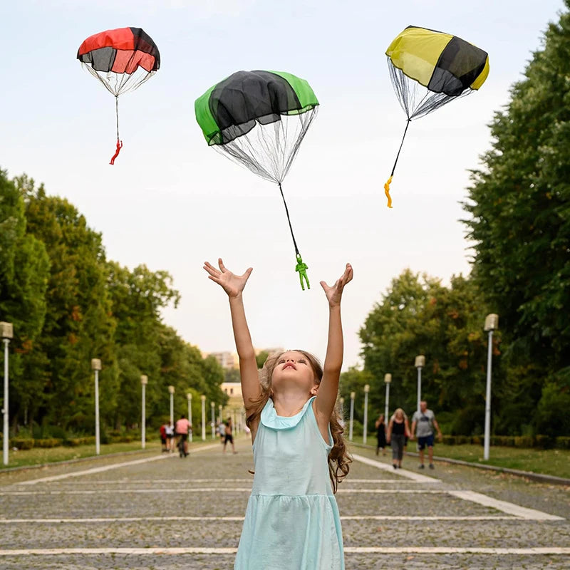 Outdoor Flying Parachute Toy Party Game Group Activity Interactive Stress Relief Fun Gift for Adults Teens