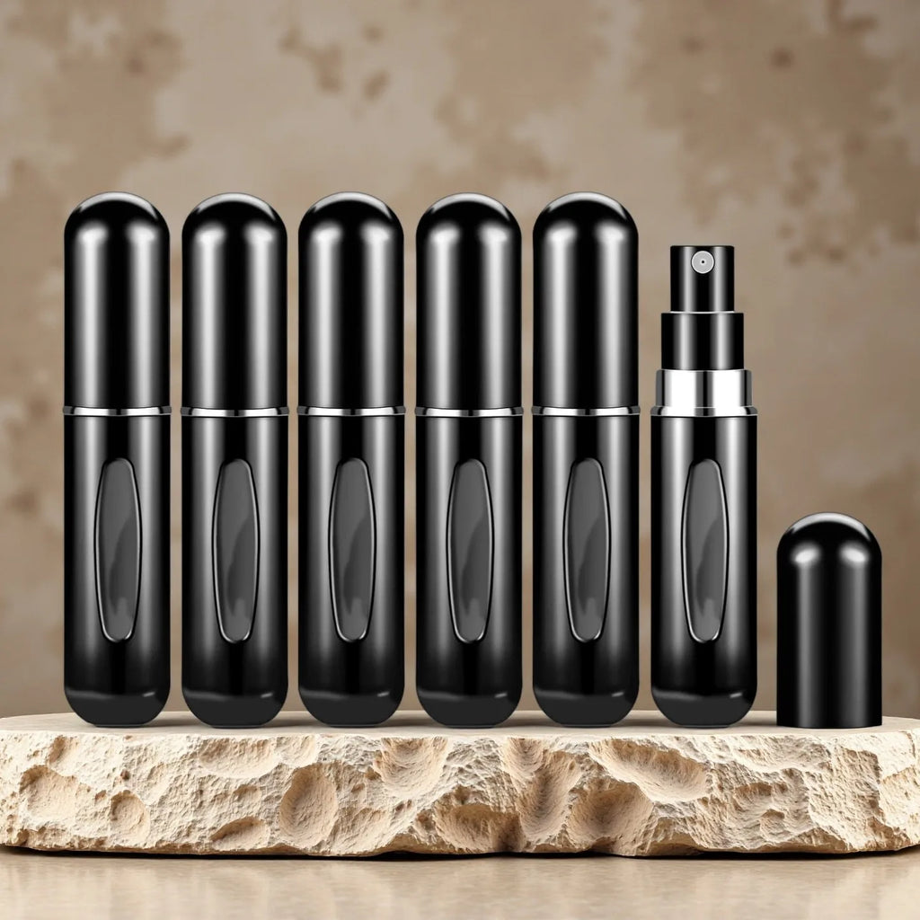 6Pcs 5ml Perfume Refillable Bottle Portable Mini Travel Spray Atomizer for Women, Pocket Cologne Dispenser