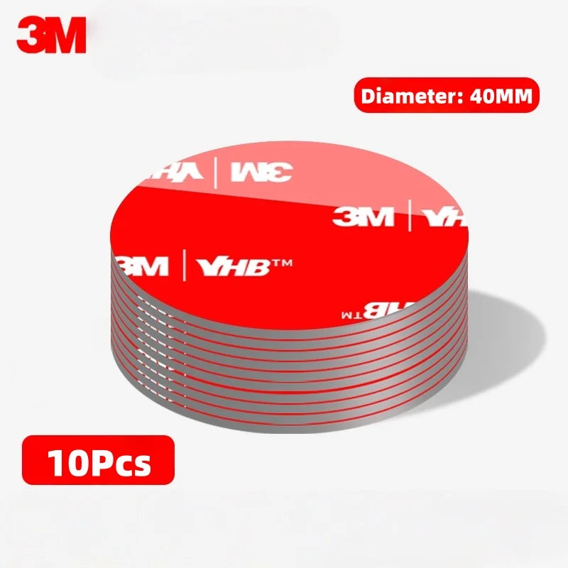 Original 3M VHB Double Sided Foam Tape Heavy Duty Adhesive Dash Cam Mount Mounting Tape Black for Automotive Car Home Use