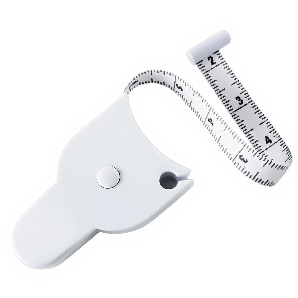 Perfect Body Tape Measure - 80 Inch Automatic Telescopic Tape Measure - Retractable Measuring Tape for Body: Waist, Hip, Bust, Arms, and More (White - 80 inch)