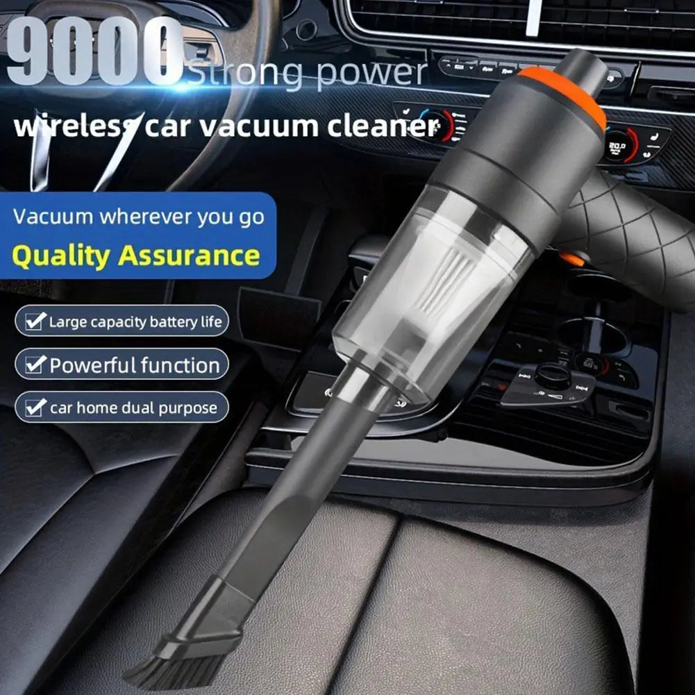 Wireless Car Vacuum Cleaner USB Charging 2000 mAh Portable Cleaning Appliance Mini Wet and Dry Vacuum Cleaner Household