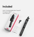 Ulanzi TT23 Auto-Tracking Selfie Stick Tripod Foaldable Selfie Tripod for Smartphone Camera for Gopro with Bluetooth for Travel