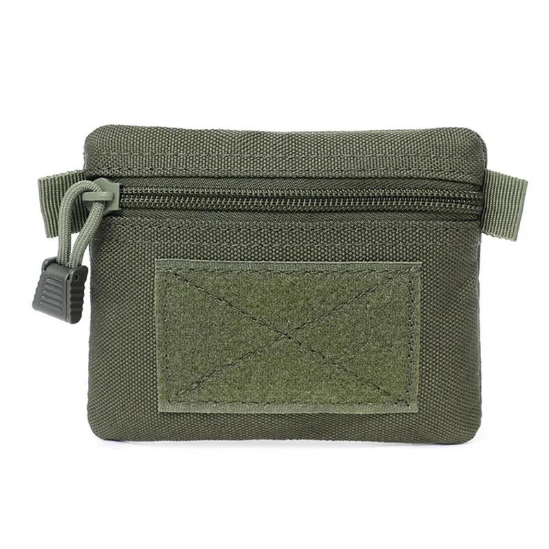 Waterproof Outdoor Camping EDC Molle Wallet Portable Travel Zipper Waist Pouch for Hiking Hunting - Portable Organizer