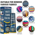 50ml Fabric Stitch Adhesive Quick Dry Fabric Patching Glue Versatile Fabric Repair Seam Adhesive Waterproof for Denim Repairing