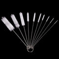 10pcs Nylon Bottle Straw Household Cleaning Brush Set Kitchen Cleaning Brushes Bristle Kit Tube Bottle Straw Washing Cleaner