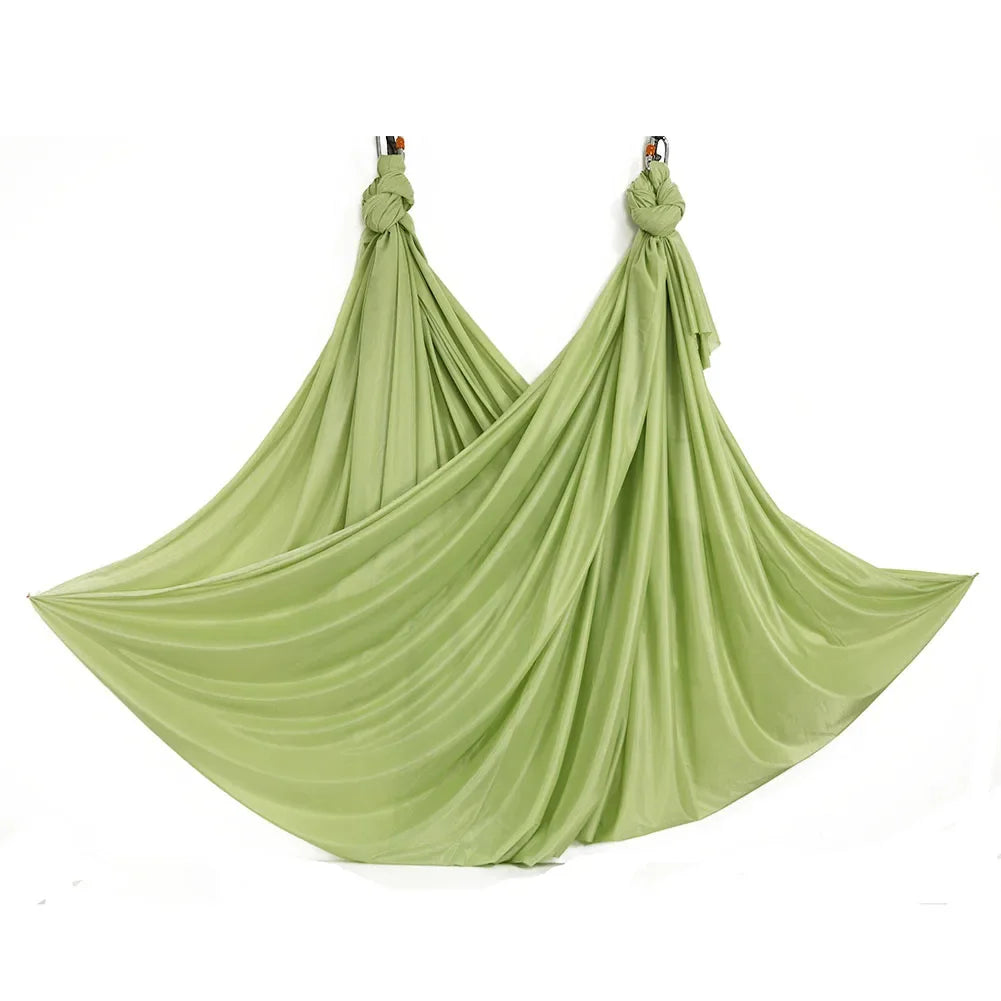 Aerial Yoga Hammock Fabric Flying Swing Trapeze Silk Anti-Gravity Inversion Air Traction Touch Device Meditation Mat 1-9m choice