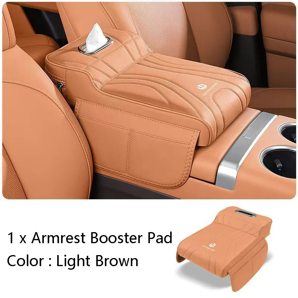NEW 1PC Car Center Console Armrest Booster Pad Arm Elbow Support For Leapmotor C10 C16 2024 2025 Auto Accessories