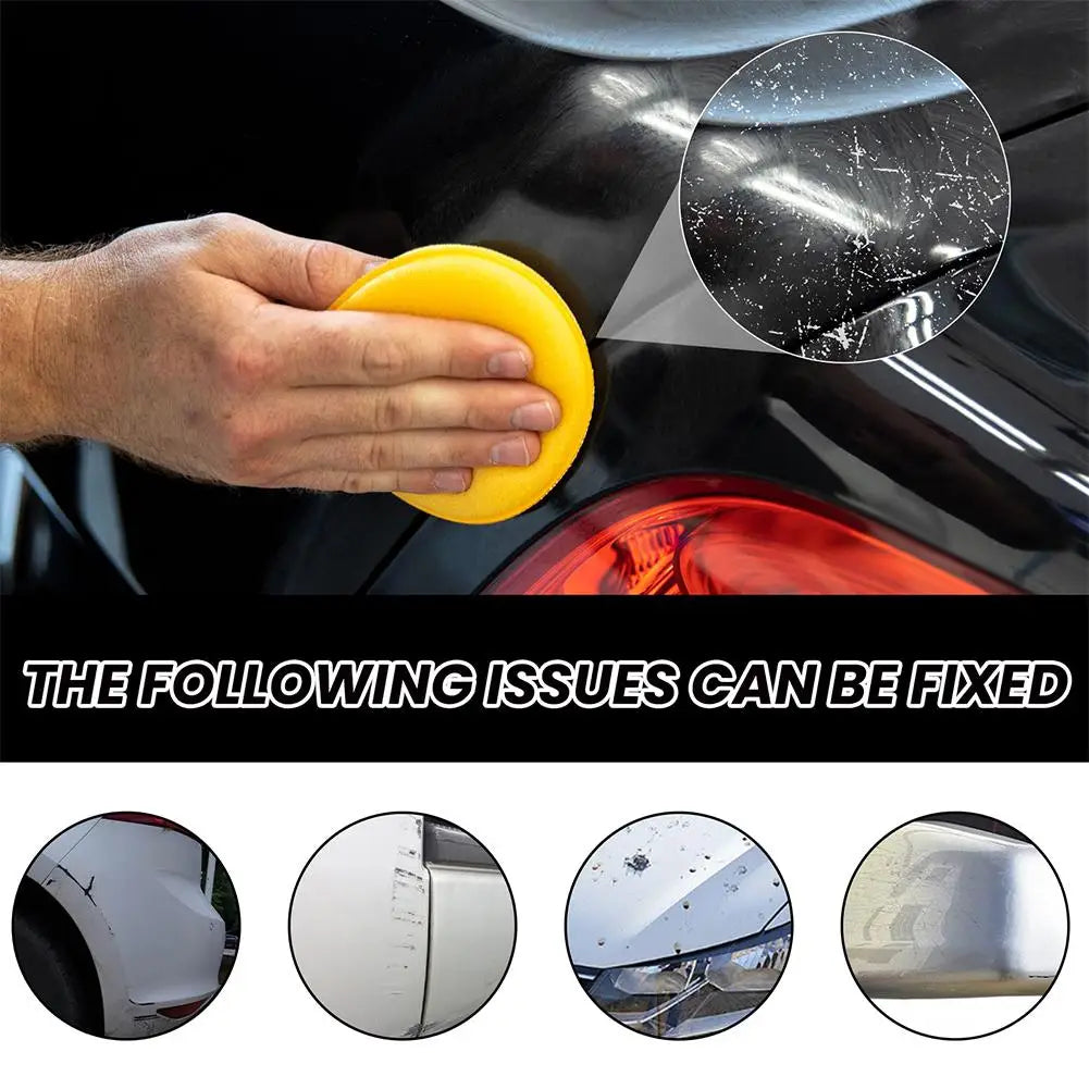 Waterless Car Scratch Repair Wax Quick Fix Light Scuffs Swirl Remover Polish Paste for Vehicle Paint Restoration Maintenance