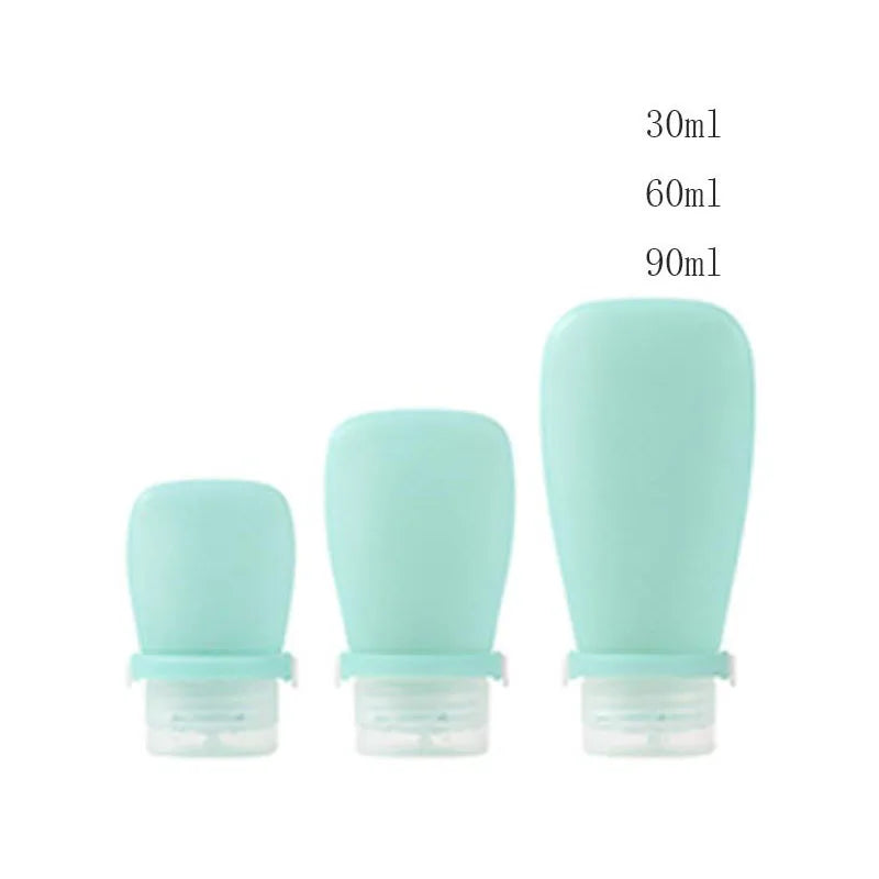 table Silicone Travel Bottle Cosmetic Storage Refillable Lotion Bottle Leakproof Shampoo Container Squeeze Tube Empty Bottle