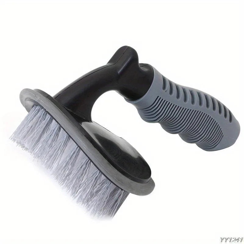 1Pc T Type Multi Functional Car Tyre Cleaning Brush Wheel Hub Washer Tool New Arrival