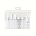 11pcs/set PET black and white travel portable separate bottle shampoo bath lotion toner lotion essence separate package