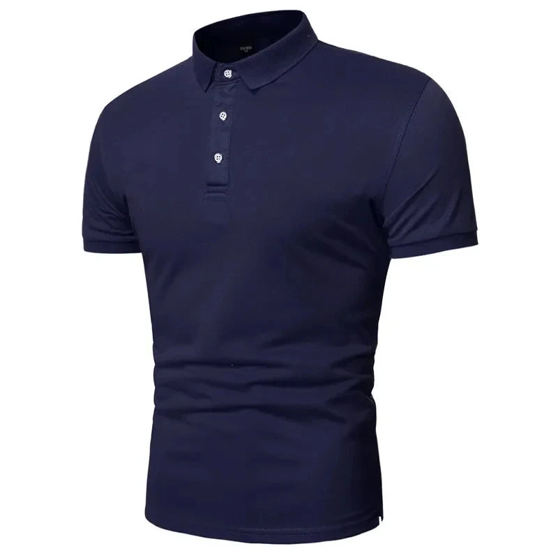2026Cotton Polo Men Shirt Short Sleeve Polo Shirt Contrast Color Polo Summer Streetwear Casual Fashion Men tops