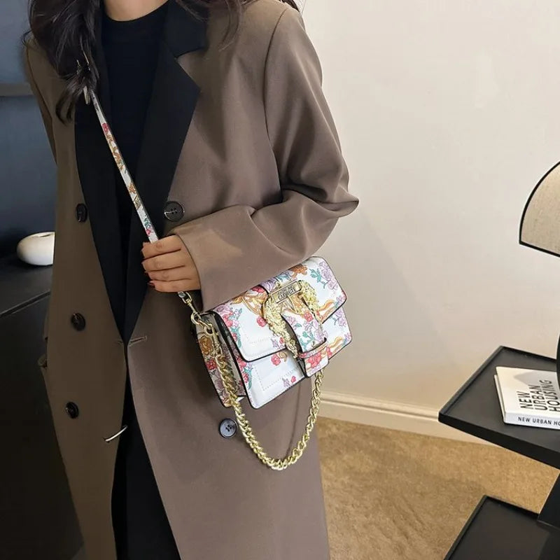 Elegant Large Capacity Diaper Bag Women Niche Designer Handbag Leather Shoulder Crossbody Purse Tote Satchel Retro Trendy