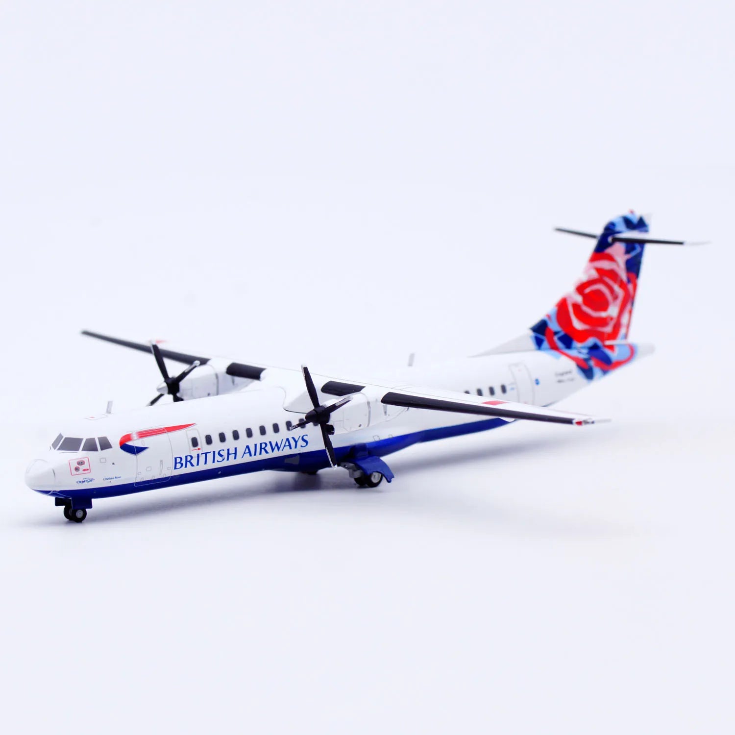 XX20517 Alloy Collectible Plane Gift JC Wings 1:200 British Airways ATR 72-200 Diecast Aircraft Jet Model G-BVTK With Stand