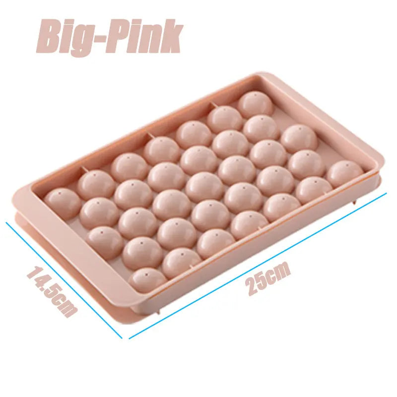 33 Ice Boll Hockey PP Mold Frozen Whiskey Ball Popsicle Ice Cube Tray Box Lollipop Making Gifts Kitchen Tools Accessories