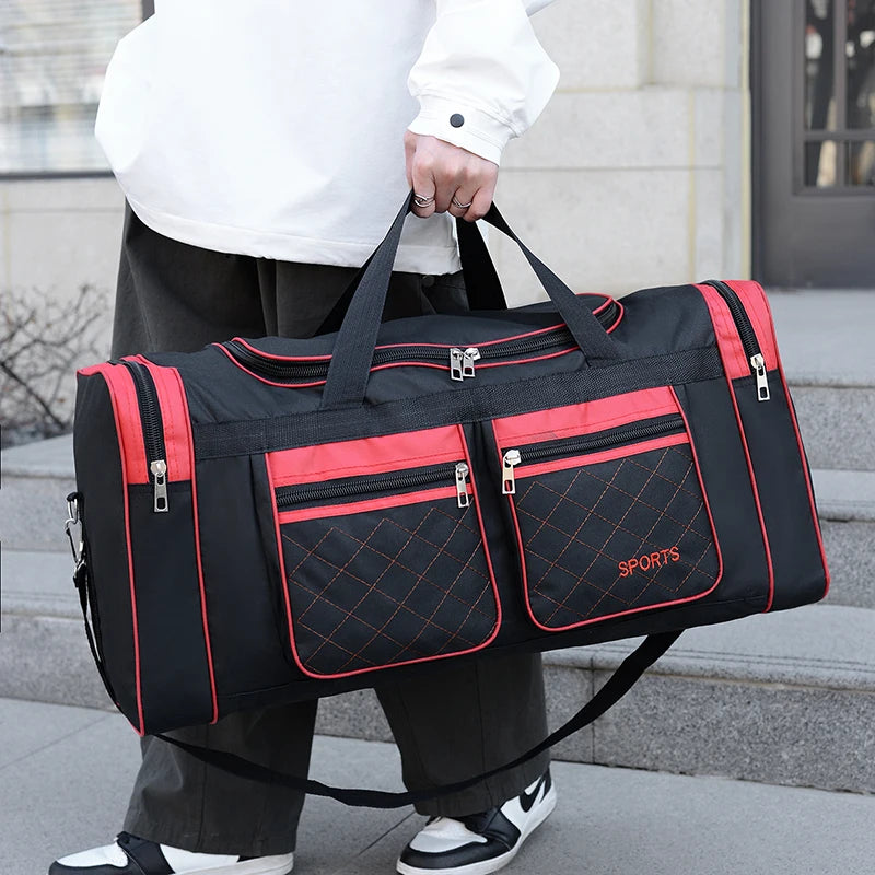 1 Piece Foldable Travel Bag with Multiple Pockets, Sports Crossbody Bag, Storage Bag