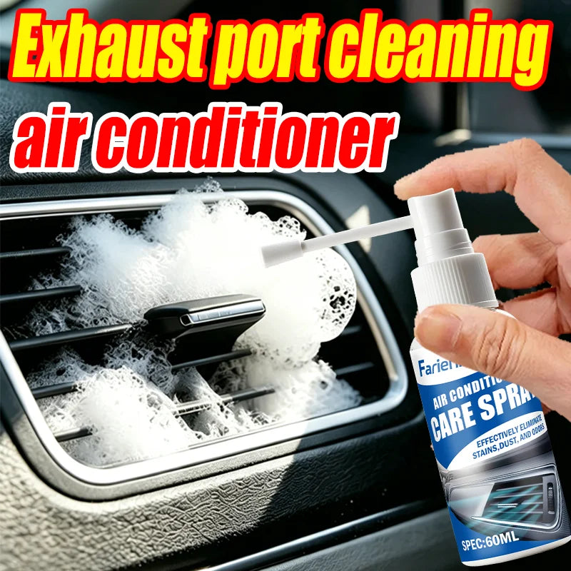 Farienne Car Air Conditioner Foam Cleaner Spray, Vent & Duct Deep Cleaning Deodorizer, Dust, Odor & Mold Remover