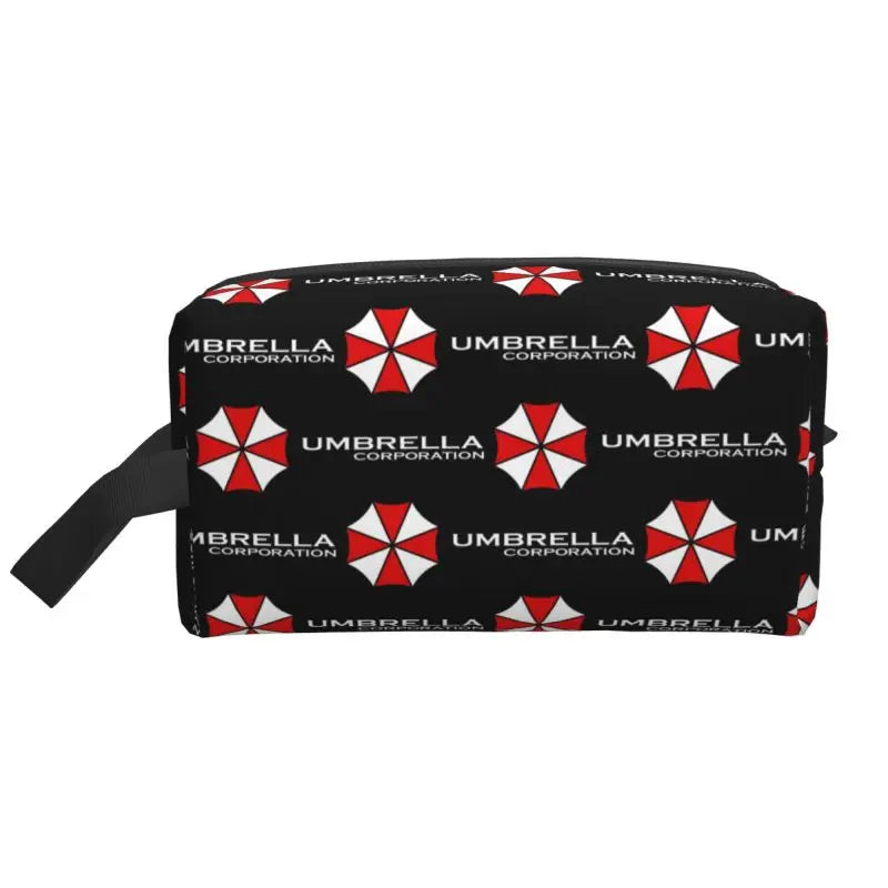 Umbrella Corporation Travel Storage Bags Portable Toiletry Bag Reusable Waterproof Makeup Cosmetic Bag Pouch for Women Men