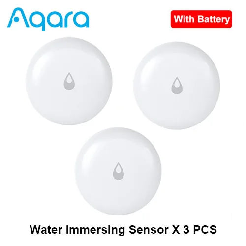 Aqara IP67 Water Leak Sensor Zigbee Immersing Flood Detector Alarm Security Soaking Sensors Work With Homekit Mi Home