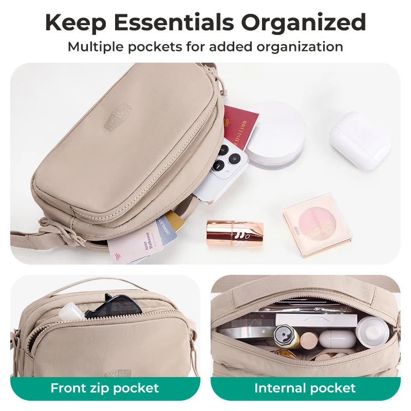 BAGSMART Duffel Bag For Women Travel Crossbody Tote Bag Multi-Function Sport Gym Bag Waterproof Casual Overnight Shoulder Bag