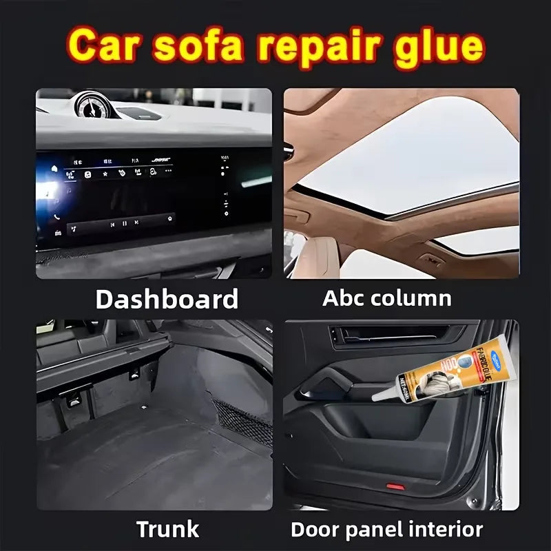 60Ml Car Interior Sealing Glue,Body Plastic Repair Adhesive,Leather Seat Bonding Agent,Super Windproof Strip And Sealant PadGlue