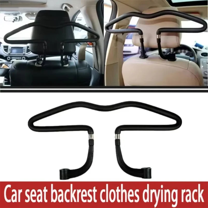 450*250mm Universal Soft Car Coat Hangers Back Seat Headrest Coat Clothes Hanger Jackets Suits Holder Rack Auto Supplies
