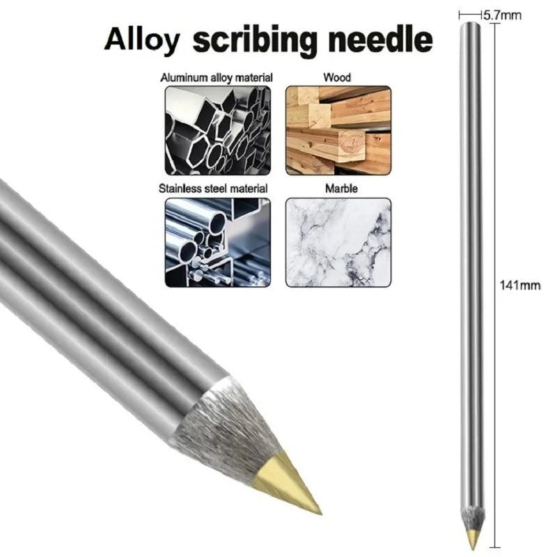 Alloy Scribe Pen Carbide scribing pen Metal Glass Tile Cutting Marker Pencil Metalworking Woodworking Hand Tools